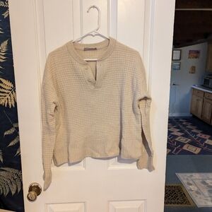 Everlane Belgian waffle Henley sweater